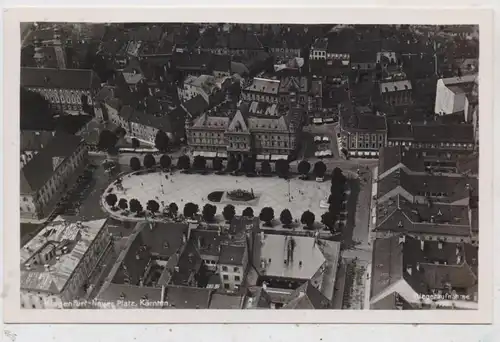 A 9000 KLAGENFURT, Neuer Platz, Luftaufnahme, Ende 30er Jahre