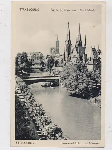 F 67000 STRASBOURG / STRASSBURG, Garnisonskirche und Münster