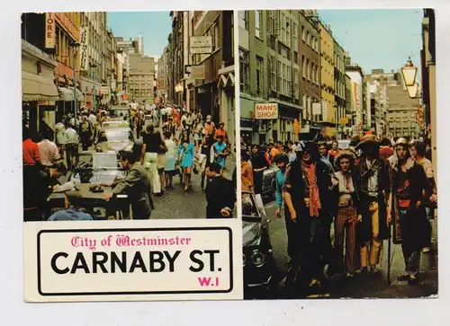 UK - ENGLAND - LONDON, Carnaby Street, young fashion, Oldtimer