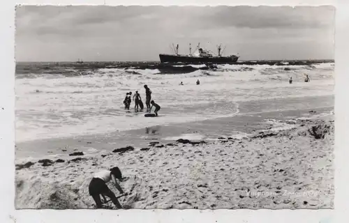 ZEELAND - VLISSINGEN, Zeegezicht, Frachtschiff, 1960