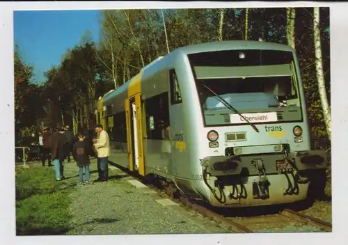 EISENBAHN  / Railway - Wiehltalbahn,  Bahnhof Oberwiehl, Regio - Shuttle 013 der TransRegio