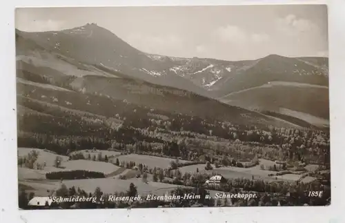 NIEDER - SCHLESIEN - SCHMIEDEBERG / KOWARY, Eisenbahn - Heim und Schneekoppe, 1940