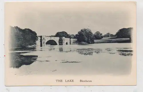 UK - ENGLAND - OXFORDSHIRE - WOODSTOCK - BLENHEIM CASTLE, The Lake