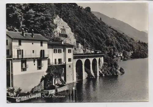 CH 6614 BRISSAGO - VALMARA TI, Confine  Italo - Svizzero / Grenzübergang Schweiz - Italien