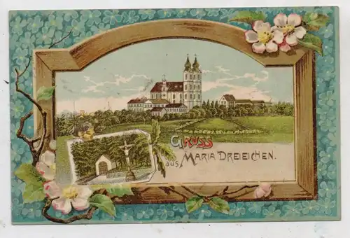 A 3744 ROSENBURG - MOLD, Lithographie, Gruss aus Maria Dreieichen