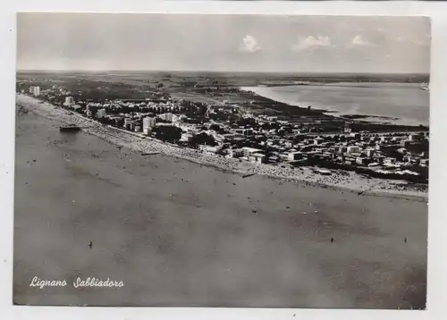 I 33084 LIGNANO SABBIADORO, vista dall' aereo , 1962, ESPRESSO / EXPRESS