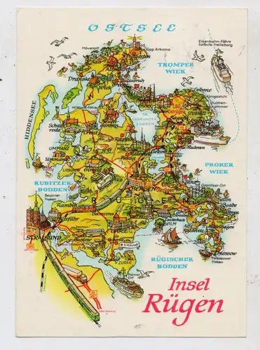 LANDKARTEN / MAPS - Insel Rügen