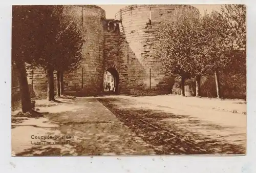 F 02380 COUCY - LE- CHATEAU, Laon - Tor von aussen, 1918, deutsche Feldpost