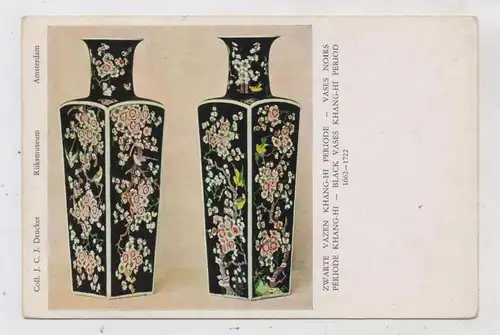 CHINA - Black Vases Khang - Hi Period, Rijksmuseum Amsterdam