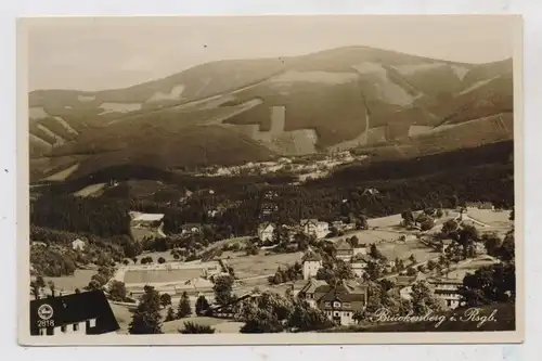 NIEDER - SCHLESIEN - KRUMMHÜBEL - BRÜCKENBERG / KARPACZ, Am Strandbad, 1935, Verlag Wagner - Zittau