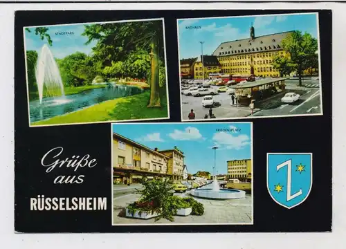 6090 RÜSSELSHEIM, Grüsse aus... Stadtwappen