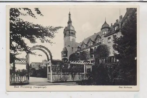 NIEDER  -SCHLESIEN - BAD FLINSBERG / SWIERADOW ZDROJ, Kurhaus, 1928, Verlag Ley