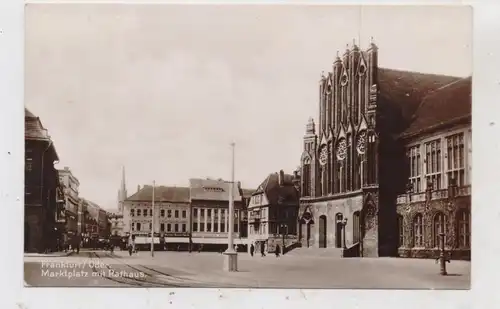 0-1200 FRANKFURT / Oder, Marktplatz mit Rathaus, Verlag Wollstein - Berlin