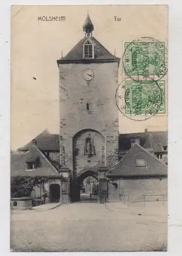 F 67120 MOLSHEIM, Tor, 1908, kl. Eckknick