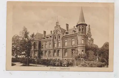 5100 AACHEN, Sanatorium, 1921