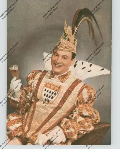 5000 KÖLN, KARNEVAL, Prinz Peter V., 1962