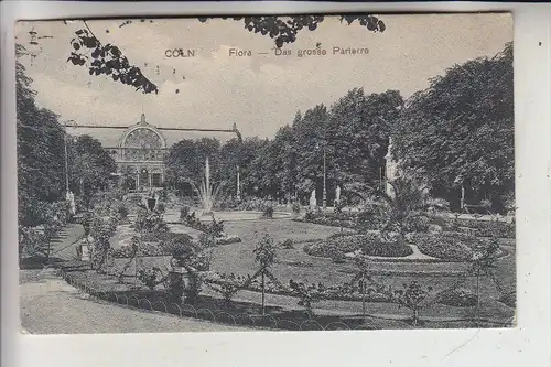 5000 KÖLN, FLORA, Das große Parterre, 1909