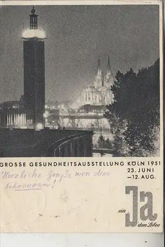 5000 KÖLN, EREIGNIS, Grosse Gesundheitsausstellung 1951