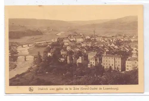 L 9200 DIEKIRCH, Panorama mit den Sauerbrücken