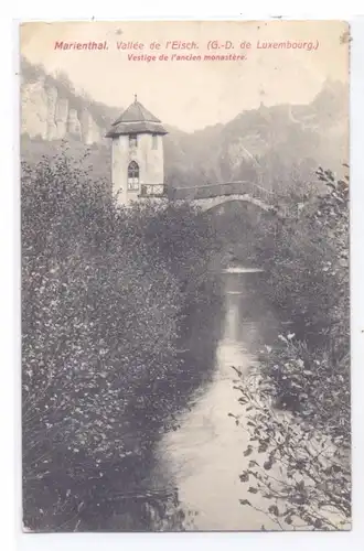 L 7481 TÜNTINGEN - MARIENTHAL, Klosterteil an der Eisch, 1908, Bernhoeft