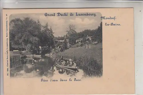 L 5600 BAD MONDORF, Parkpartie, ca. 1898, Bernhoeft