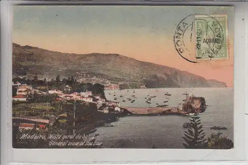 P 9000 FUNCHAL, Madeira, Vista geral du bahia, 1923