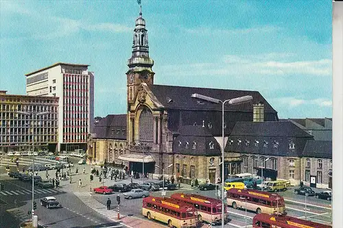 L 1000 LUXEMBURG, Gare Centrale & C.F.L. - Hauptbahnhof/ Station, Omnibusse