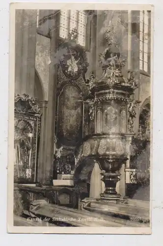 A 3532 ZWETTL, Stiftskirche, Innenansicht, 1942