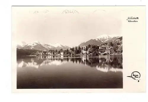 A 9872 MILLSTADT, Blick über den See, 1961