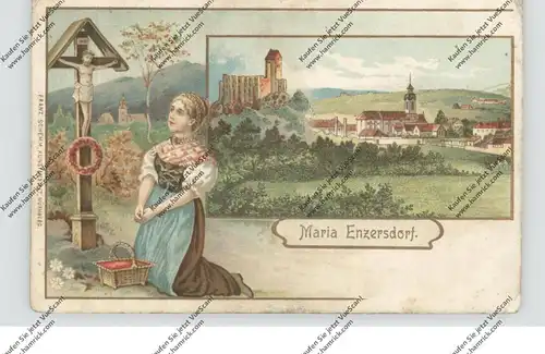 A 2344 MARIA-ENZERSDORF, Lithographie, Wallfahrtskirche