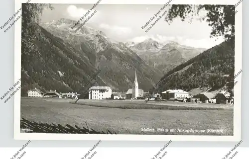 A 9822 MALLNITZ, Gesamtansicht mit Ankogelgruppe, 1958