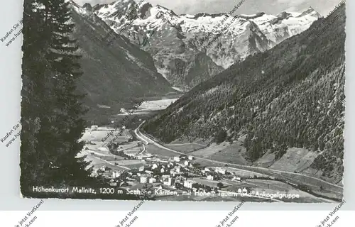 A 9822 MALLNITZ, Gesamtansicht mit Hohen Tauern, 1959