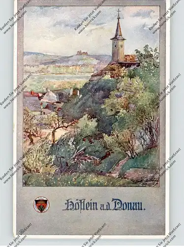 A 3400 KLOSTERNEUBURG - HÖFLEIN a.d. Donau, Künstler-Karte 1917, Deutscher Schulverein