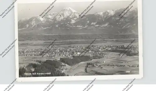 A 9500 VILLACH mit Karawanken, 1941