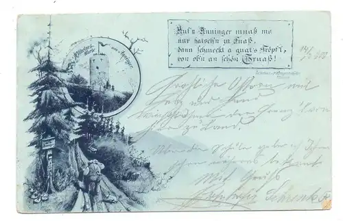 A 2531 GAADEN, Wilhelms-Warte am Anninger, 1900