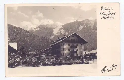 A 6290 MAYRHOFEN, Geisler's Hotel Strass, 1955