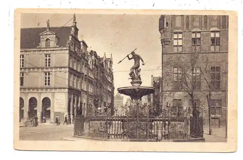 DANZIG - Langer Markt, Neptunbrunnen