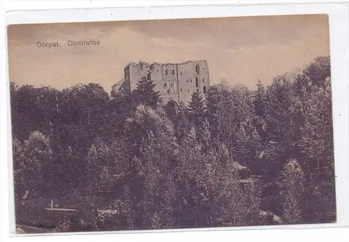 EESTI / ESTLAND - DORPAT / TARTU, Domruine, 1918, deutsche Feldpost