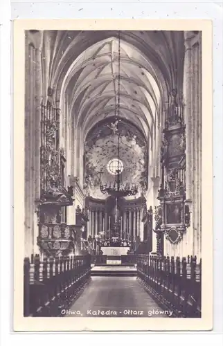 DANZIG - OLIVA, Kathedrale, Innenansicht