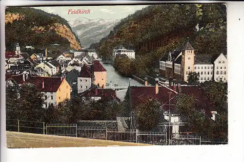 A 6800 FELDKIRCH, Ortsansicht, kl. Druckstelle