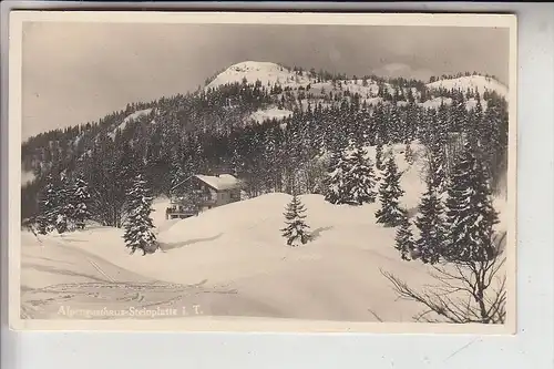 A 6384 WAIDRING, Alpengasthaus Steinplatte