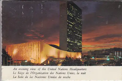 UNO - NEW YORK - AK eines DDR Delegierten, 1982