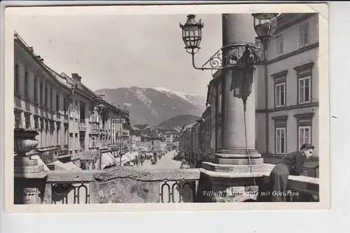 A 9500 VILLACH, Hauptplatz mit Görlitzen 1954