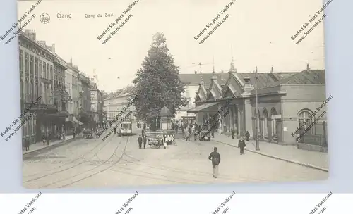 B 9000 GENT, Zuidstatie / Gare du Sud, Bahnhof, Tram