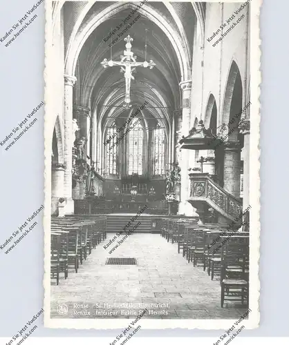 B 9600 RONSE, Sint Hermeskerk, binnenzicht