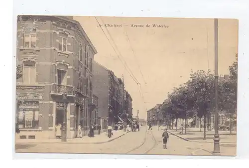 B 6000 CHARLEROI, Avenue de Waterloo, 1914, deutsche Feldpost