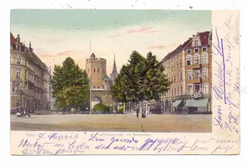 5000 KÖLN, Chlodwigplatz, Severinstor, Strassenbahn, 1902