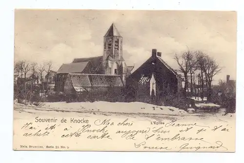 B 8300 KNOKKE, L'Eglise, 1901, NELS Serie 28, No. 5