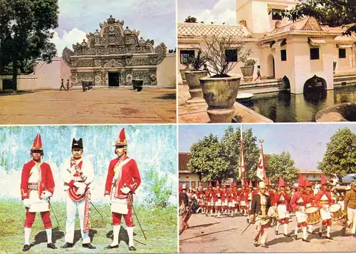 INDONESIA / INDONESIEN - YOGYAKARTA, Water Castle, Sultan's troop