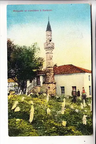 AL - 2000 DURRES / DURAZZO, Moschee und Friedhof